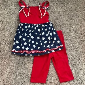 Girls 7/8 patriotic outfit